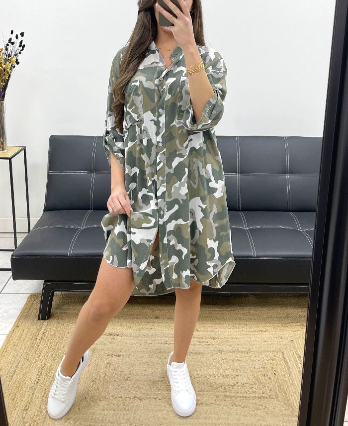 robe-chemise-oversize-camouflage-pe0373-blanc