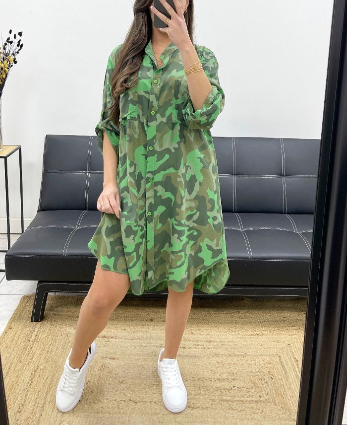 robe-chemise-oversize-camouflage-pe0373-vert