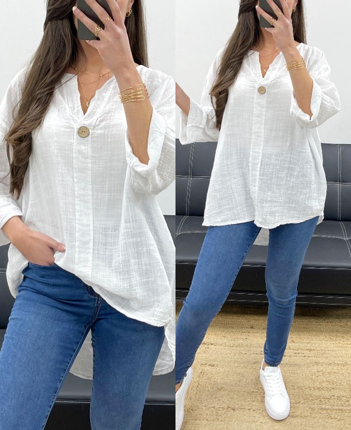 tunique-oversize-gaze-de-coton-bouton-pe0386-blanc