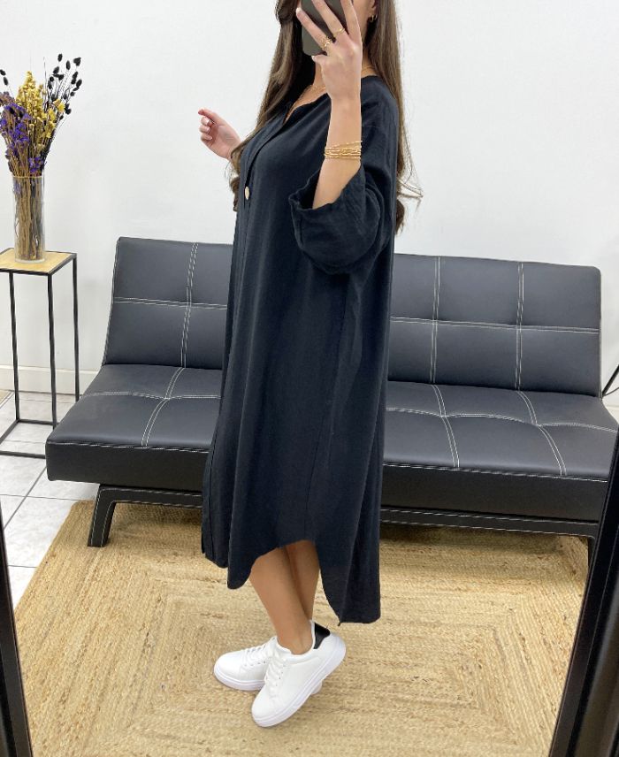 robe-oversize-fluide-viscose-bouton-pe0443-noir (3)