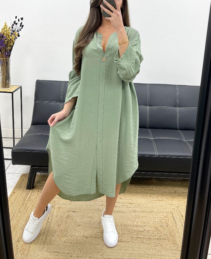 robe-oversize-fluide-viscose-bouton-pe0443-kaki (1)