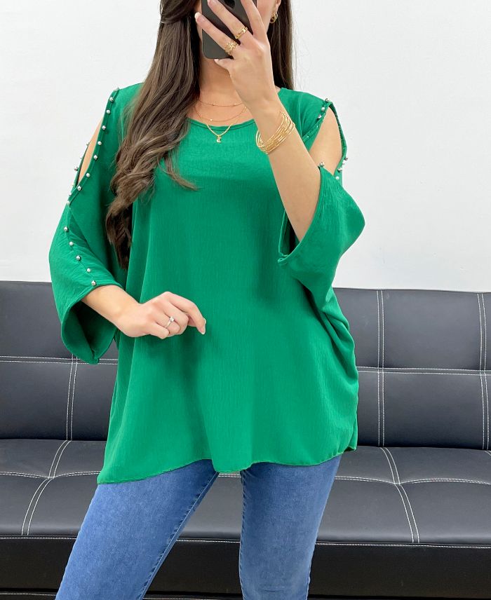 top-oversize-cloute-perles-pe0249-emeraude