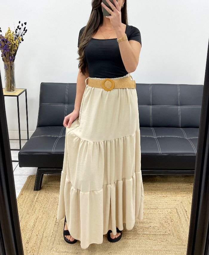 jupe-longue-ceinture-pe0283-beige