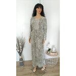 Robe beige et kaki (4)