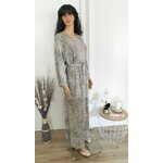 Robe beige et kaki (5)