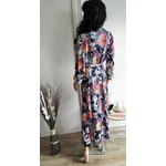 Robe longue imprimé fleuri (7)