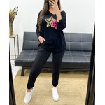 pull-ample-leger-flocage-double-etoile-pe0264-noir