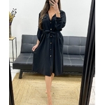 robe-chemise-longue-avec-lien-pe0392-noir (1)