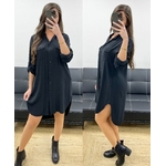 robe-chemise-fluide-pe0702-noir