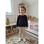 Tunique noire fillette Zara face