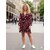 ROBE NOIRE FLORAL FACE