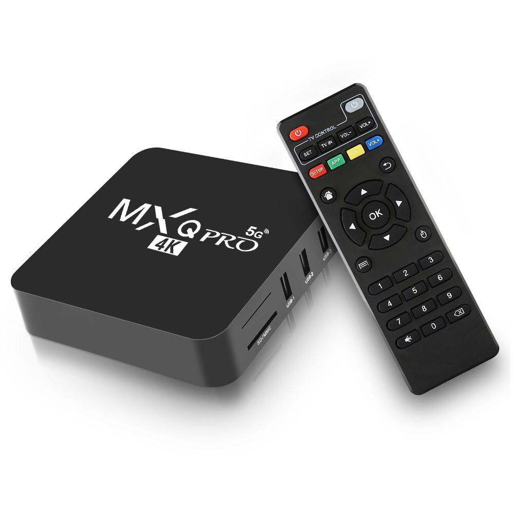 4K Smart TV BOX Android 11.0 lecteur multimédia avec télécommande