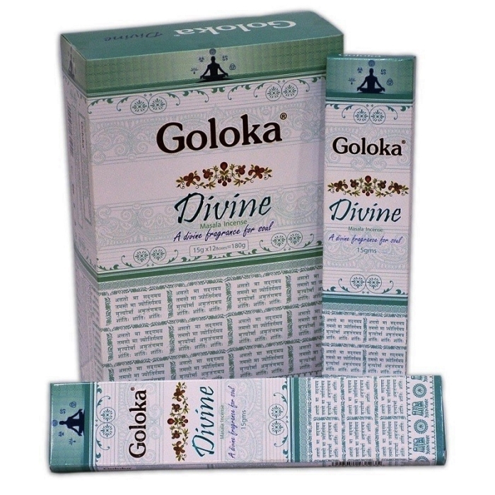 Encens Premium Divine Goloka | lot de 12 boites
