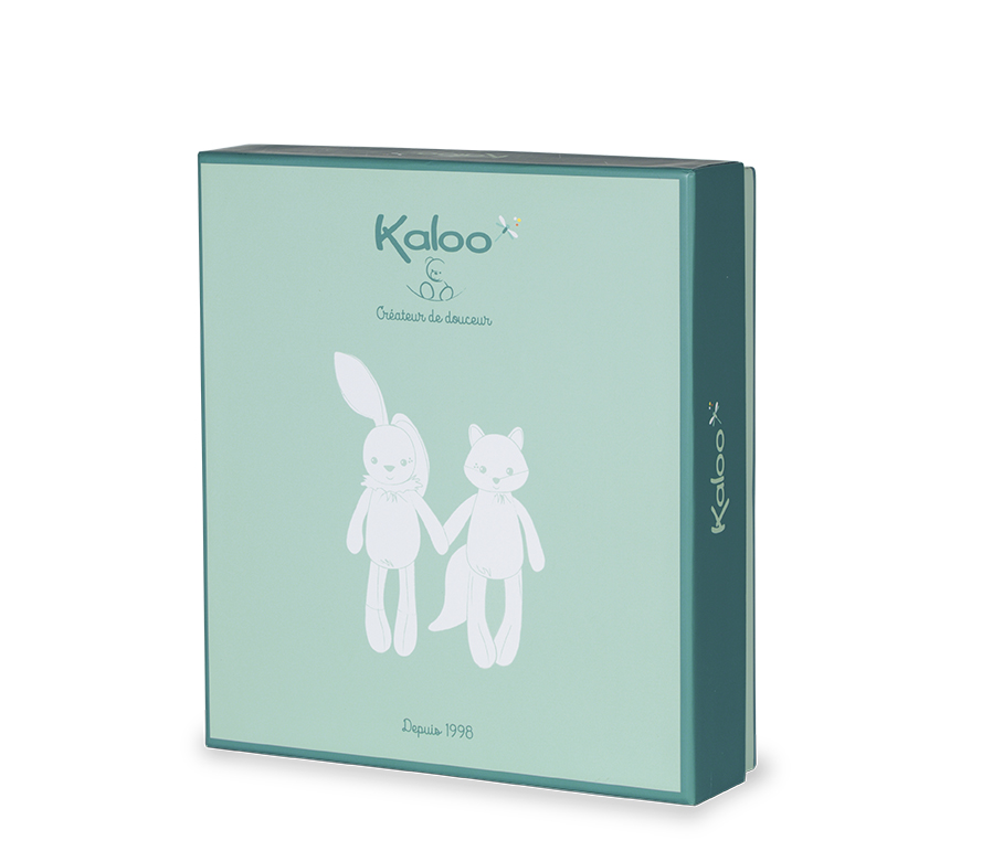 KALOO-Doudou triangle lapin Justin (6)