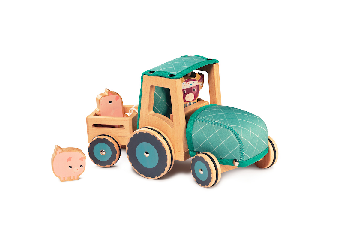 LILLIPUTIENS-Tracteur en bois (10)