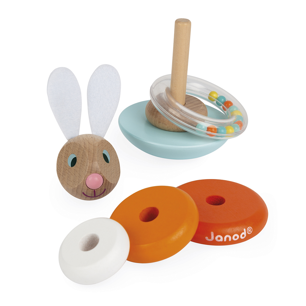 JANOD - Janod lapin - empilable culbuto lapin (6)