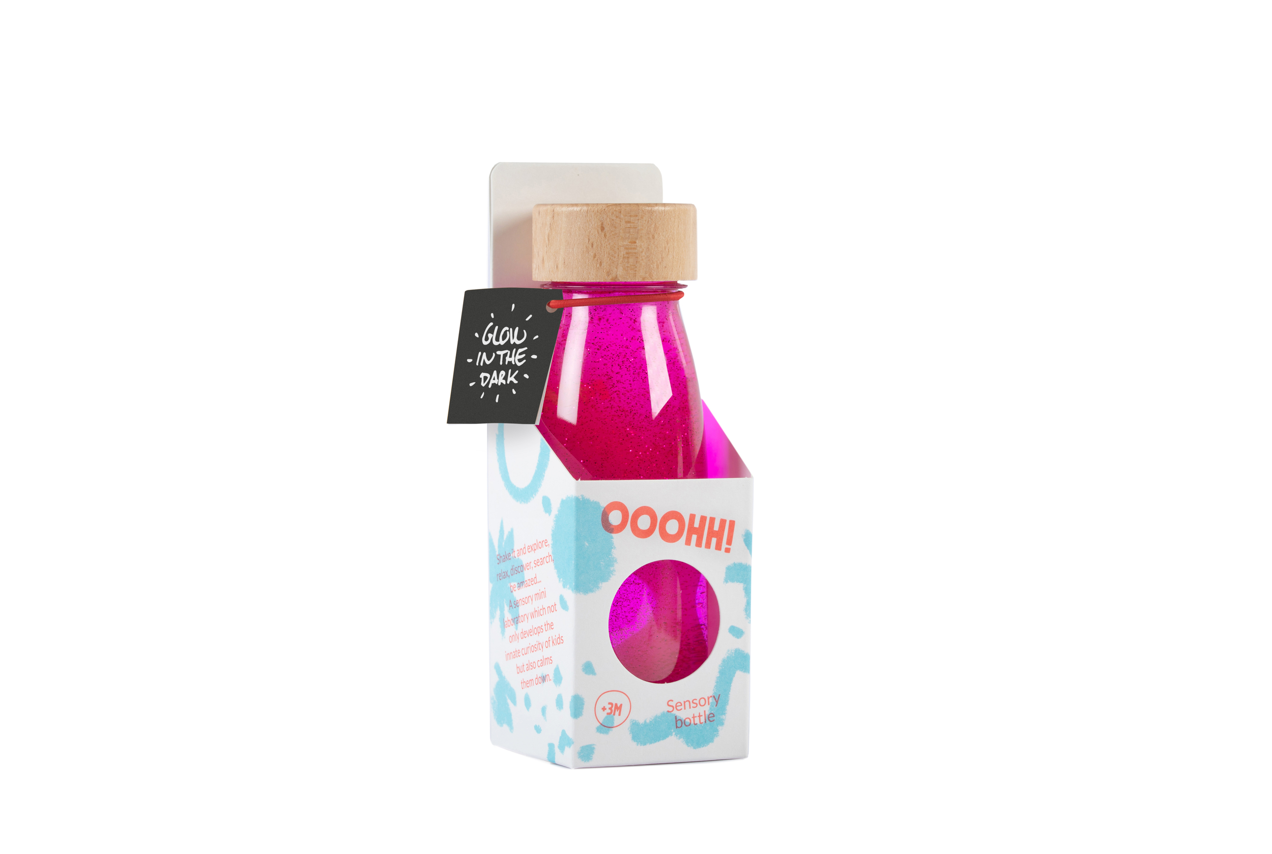 Petit boum - bouteille sensorielle fluo rose  (3)