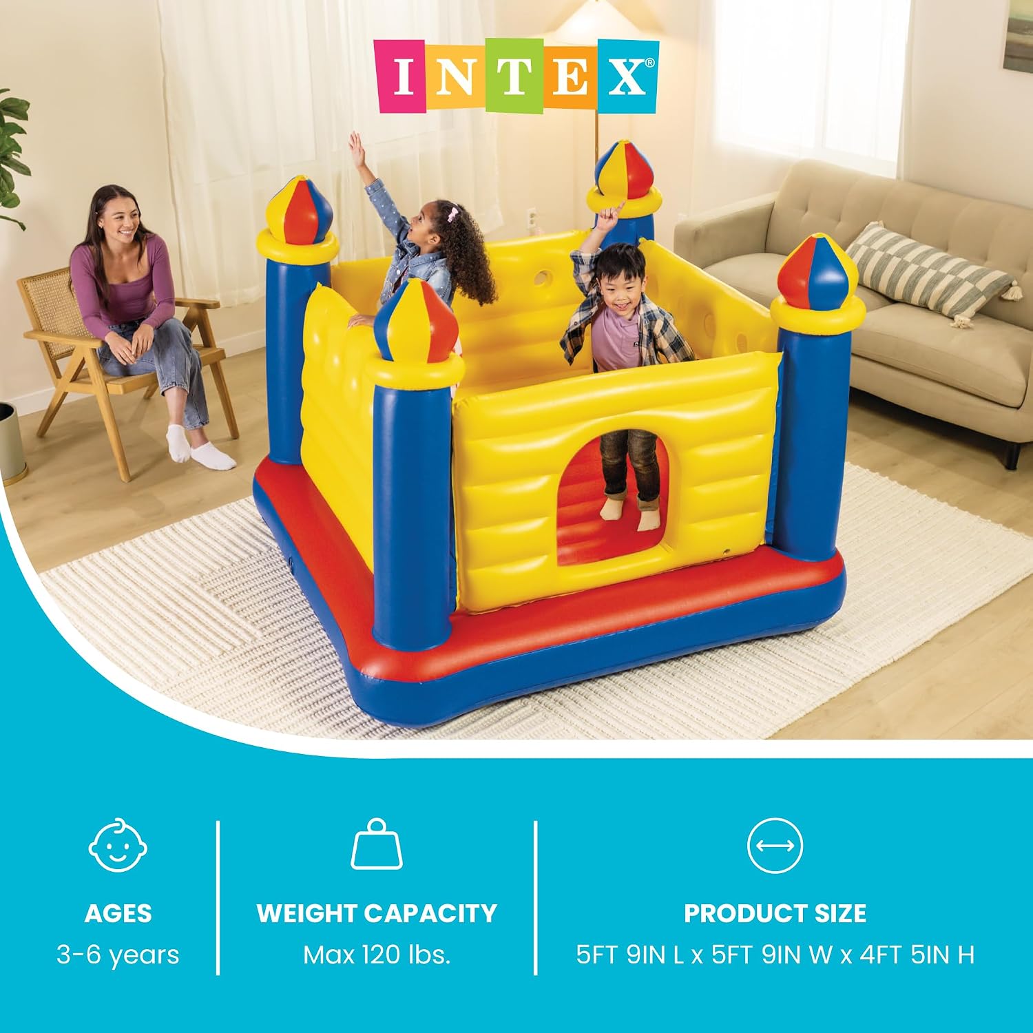 Intex Jump-O-Lene, Château Gonflable Simple 2