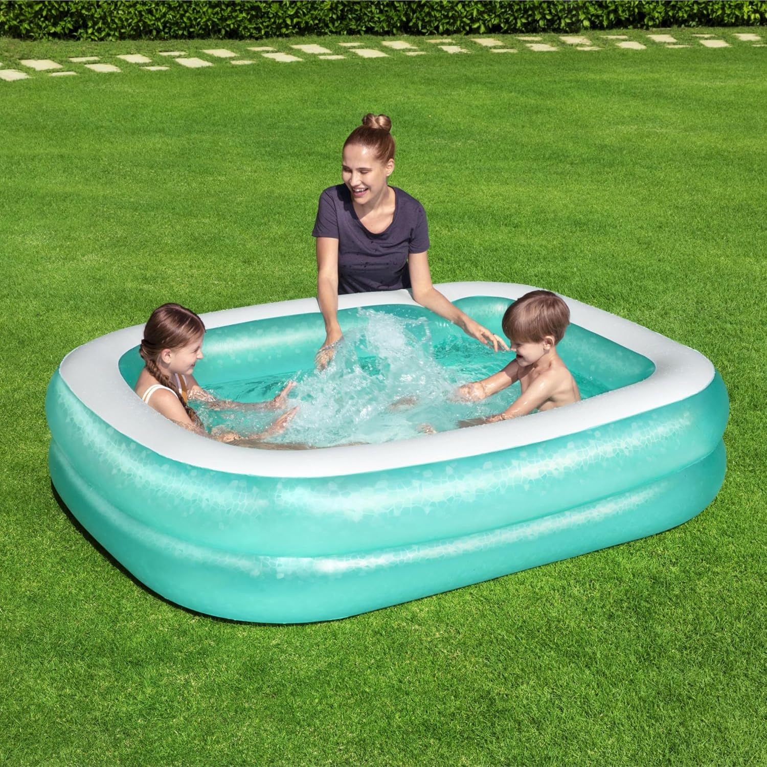 Piscine Gonflable Familiale Bestway Translucide 2