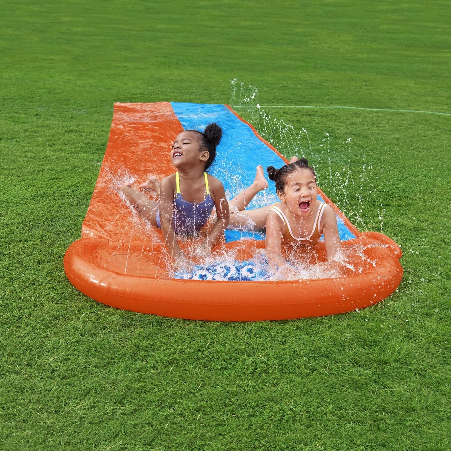 Toboggan Aquatique Gonflable Bestway 2 Pistes 4,88m 2