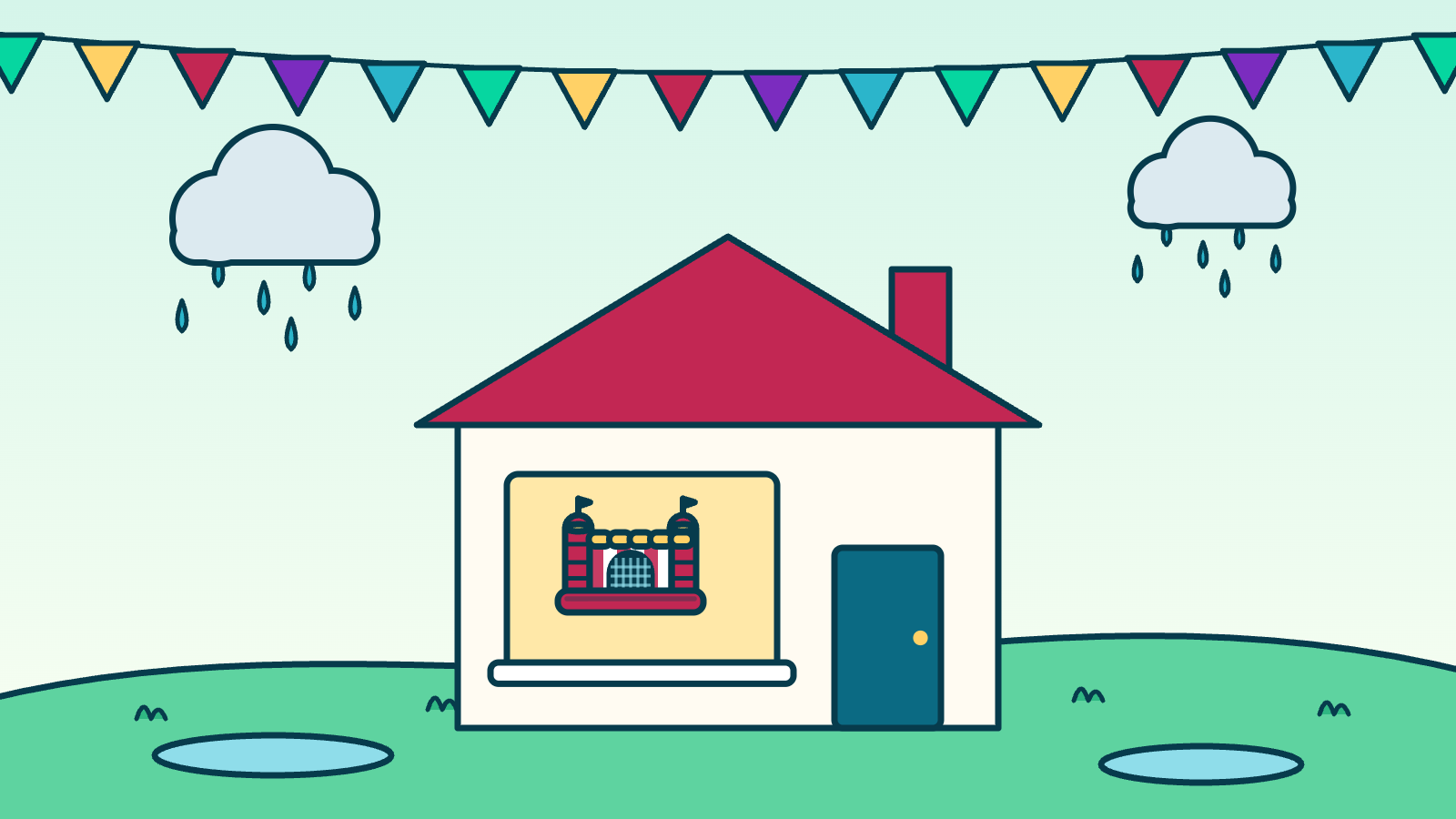 Jour de pluie : 12 idées pour occuper les enfants à la maison