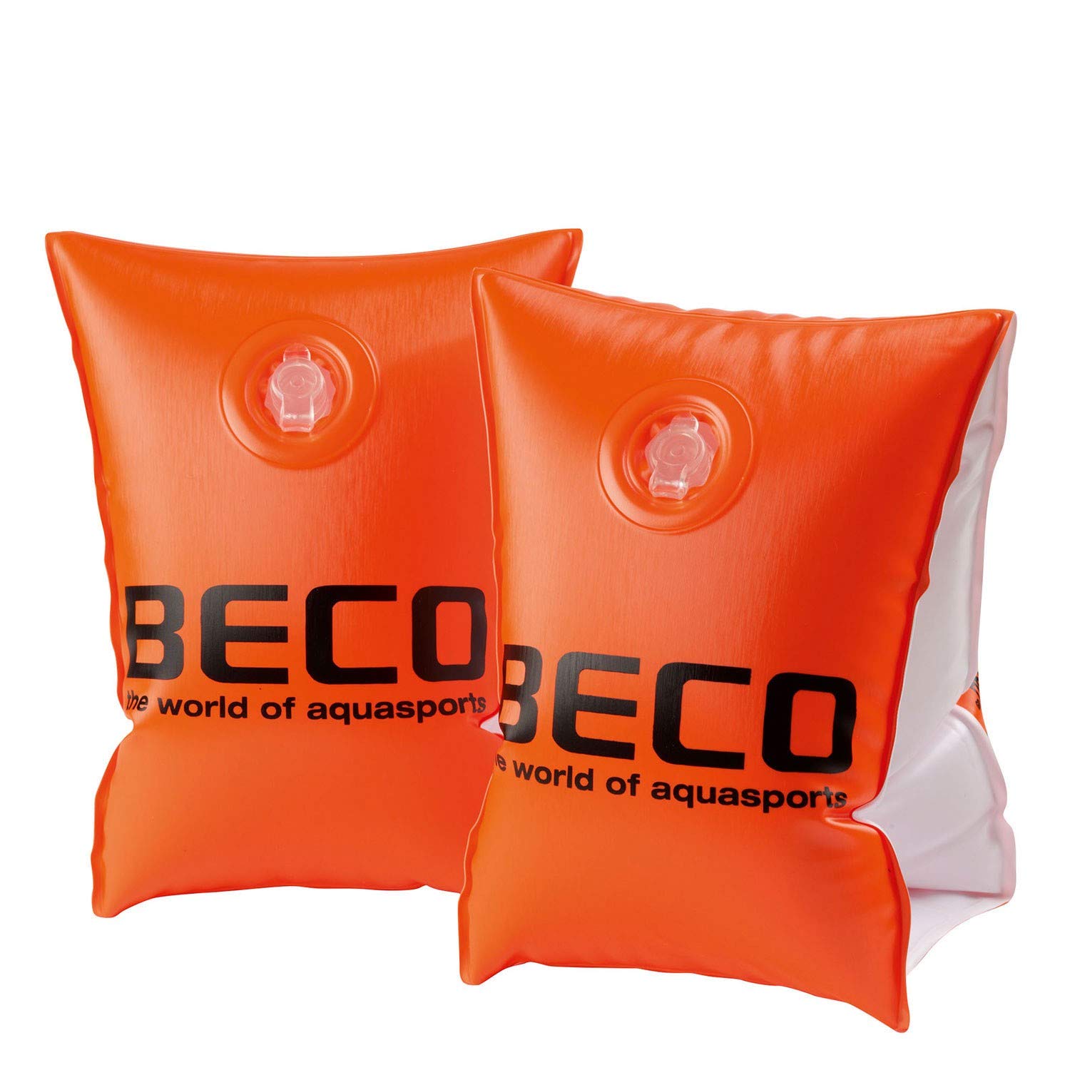 Paire de brassards de natation Beco orange vif