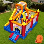 Château Gonflable Ballsea avec Toboggan Long