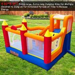 Château Gonflable Ballsea avec Toboggan Long 2