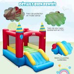 Château Gonflable Costway 2 en 1 Toboggan et Trampoline 2