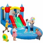 Château Gonflable AIYAPLAY 4 en 1 avec Piscine à Balles