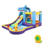 Château Gonflable LEADZM Thème Requin avec Piscine
