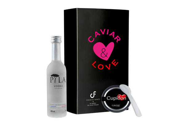 caviar et Love et vodka Pyla Cupidon www.luxfood-shop.fr