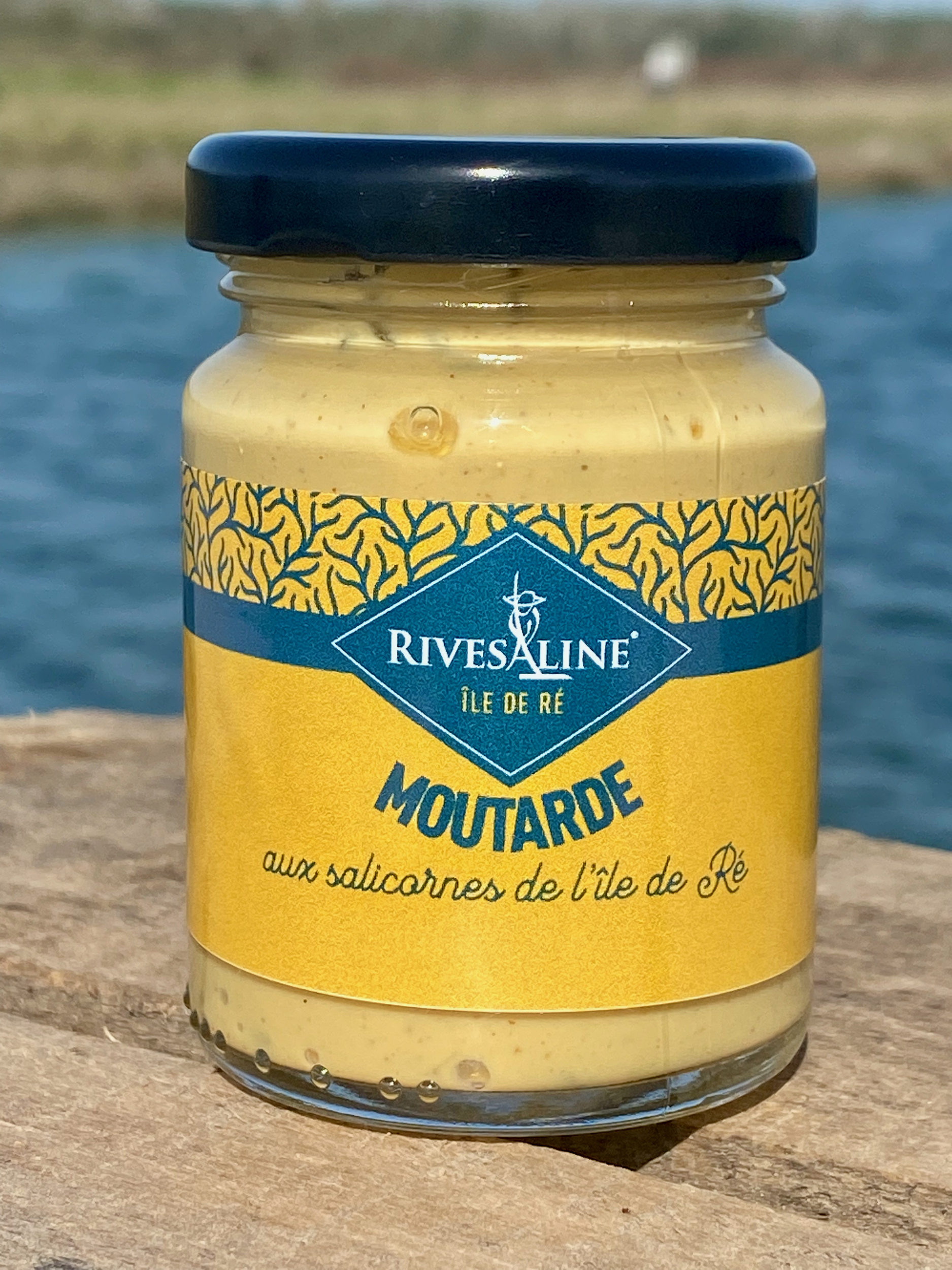 Moutarde aux salicornes 100 g - RIVESALINE-www.luxfood-shop.fr