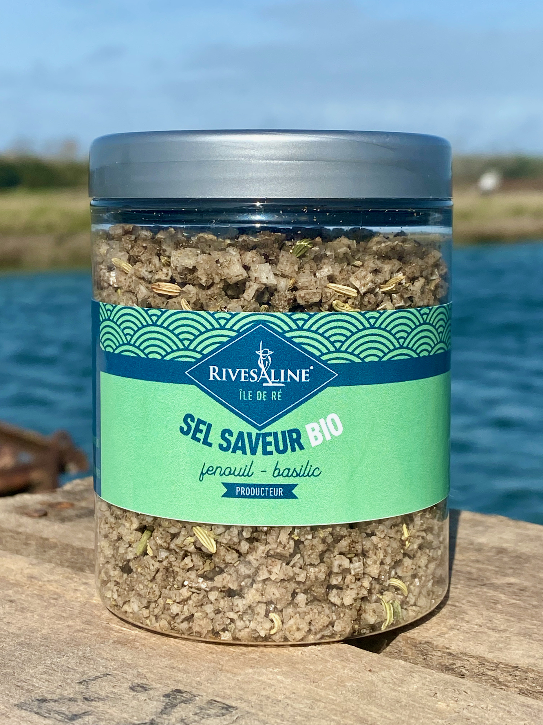 Sel saveur fenouil 200 g - RIVESALINE-www.luxfood-shop.fr