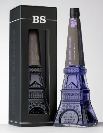 Liqueur a la violette Benoit Serres bouteille Tour Eiffel www.luxfood-shop.fr