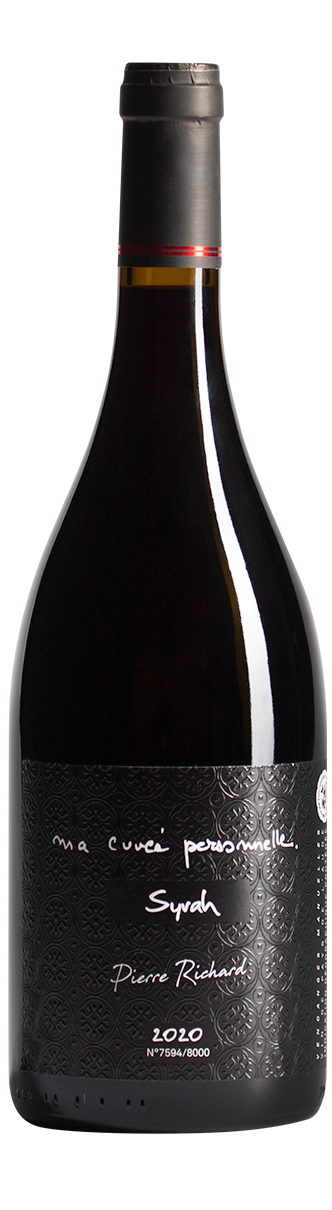 Ma cuvée personnelle Syrah Rouge 2020 Vins Pierre Richard Vin de pays d’Aude