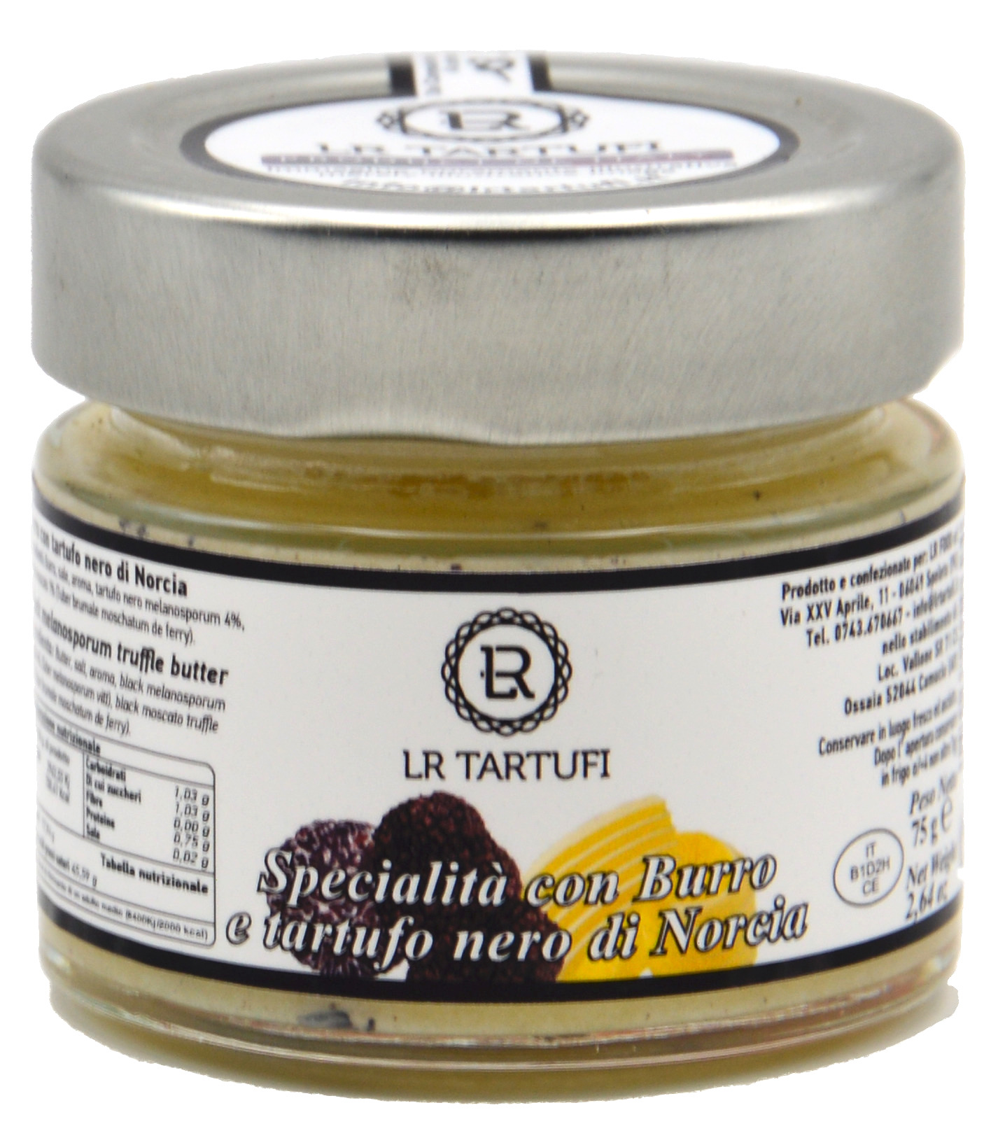 Beurre truffe noire 75gr - LR Tartufi