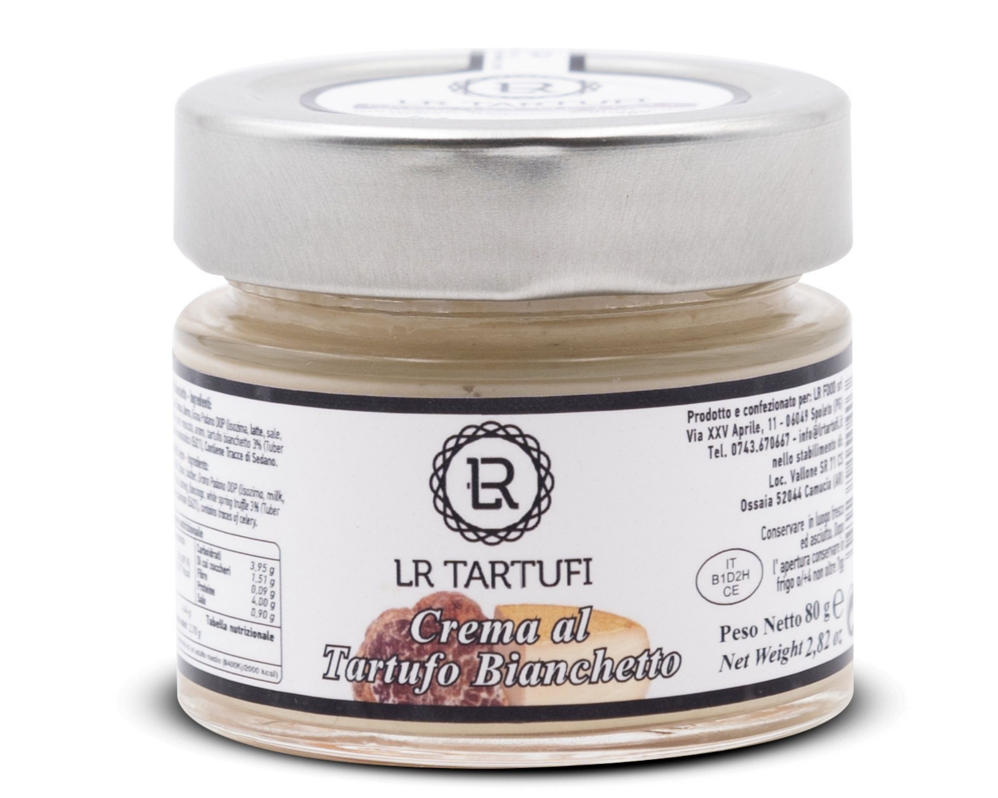 Crème truffe blanche 80gr - LR Tartufi