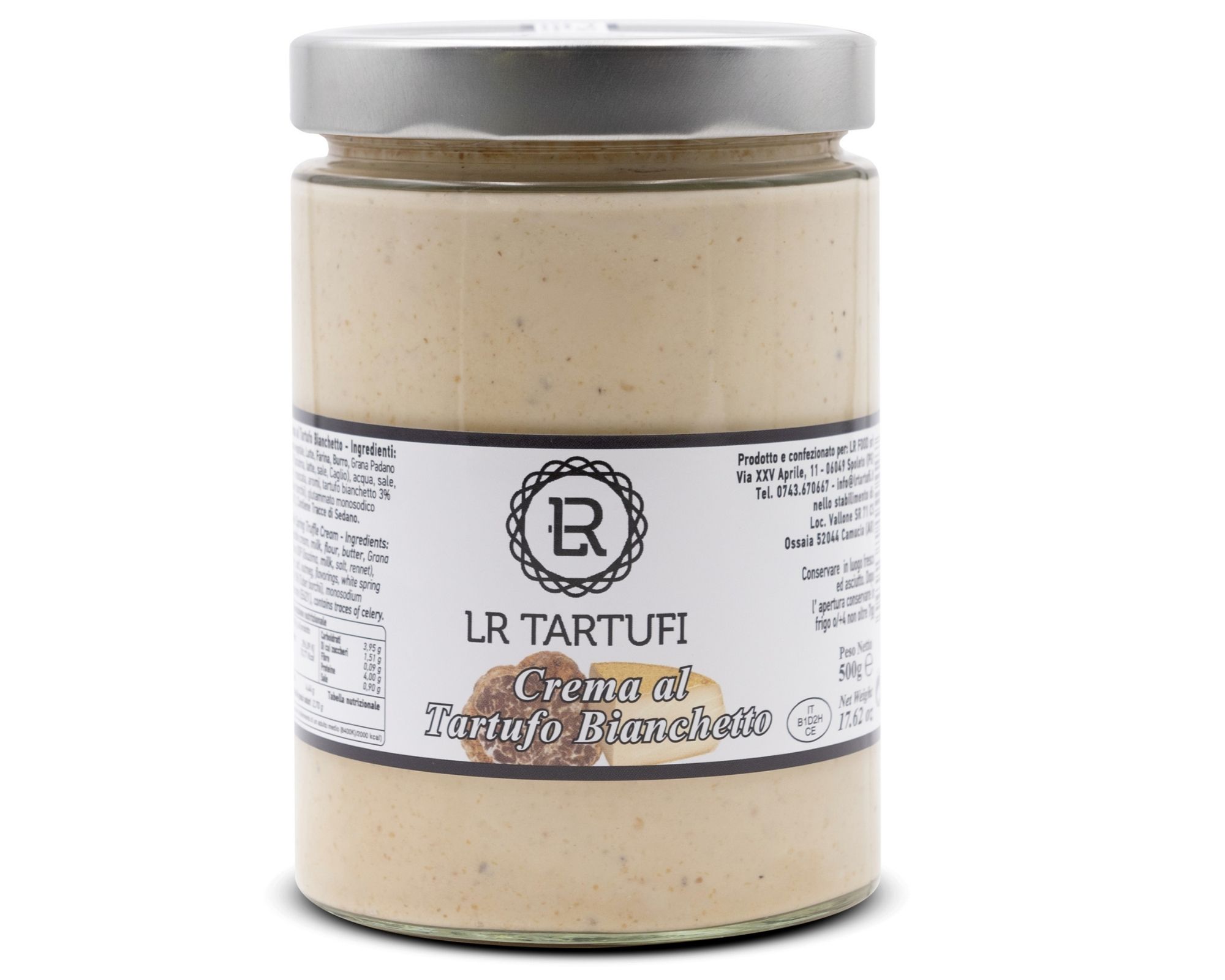 Crème truffe blanche 500gr - LR Tartufi