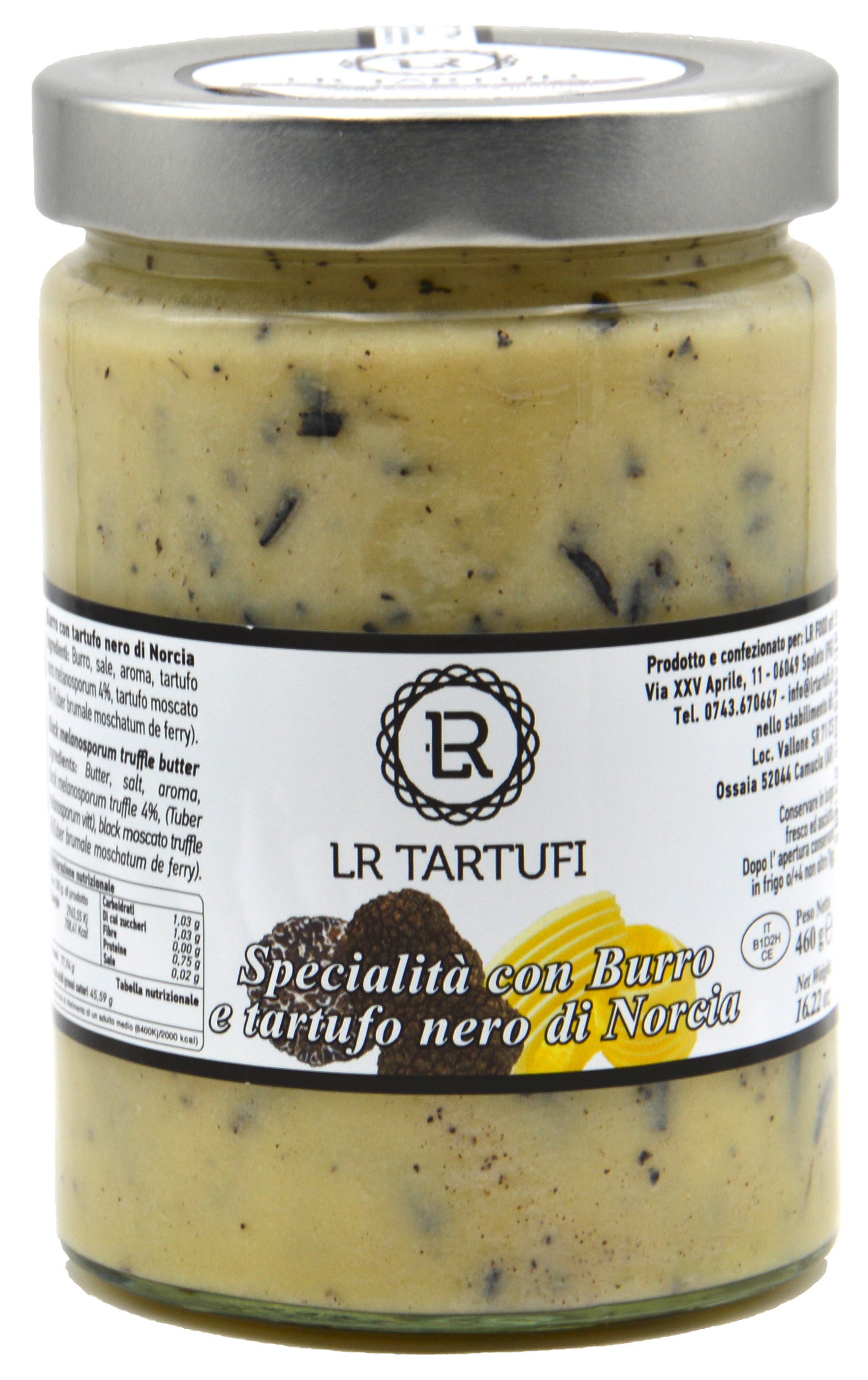 Beurre truffe noire 460gr - LR Tartufi