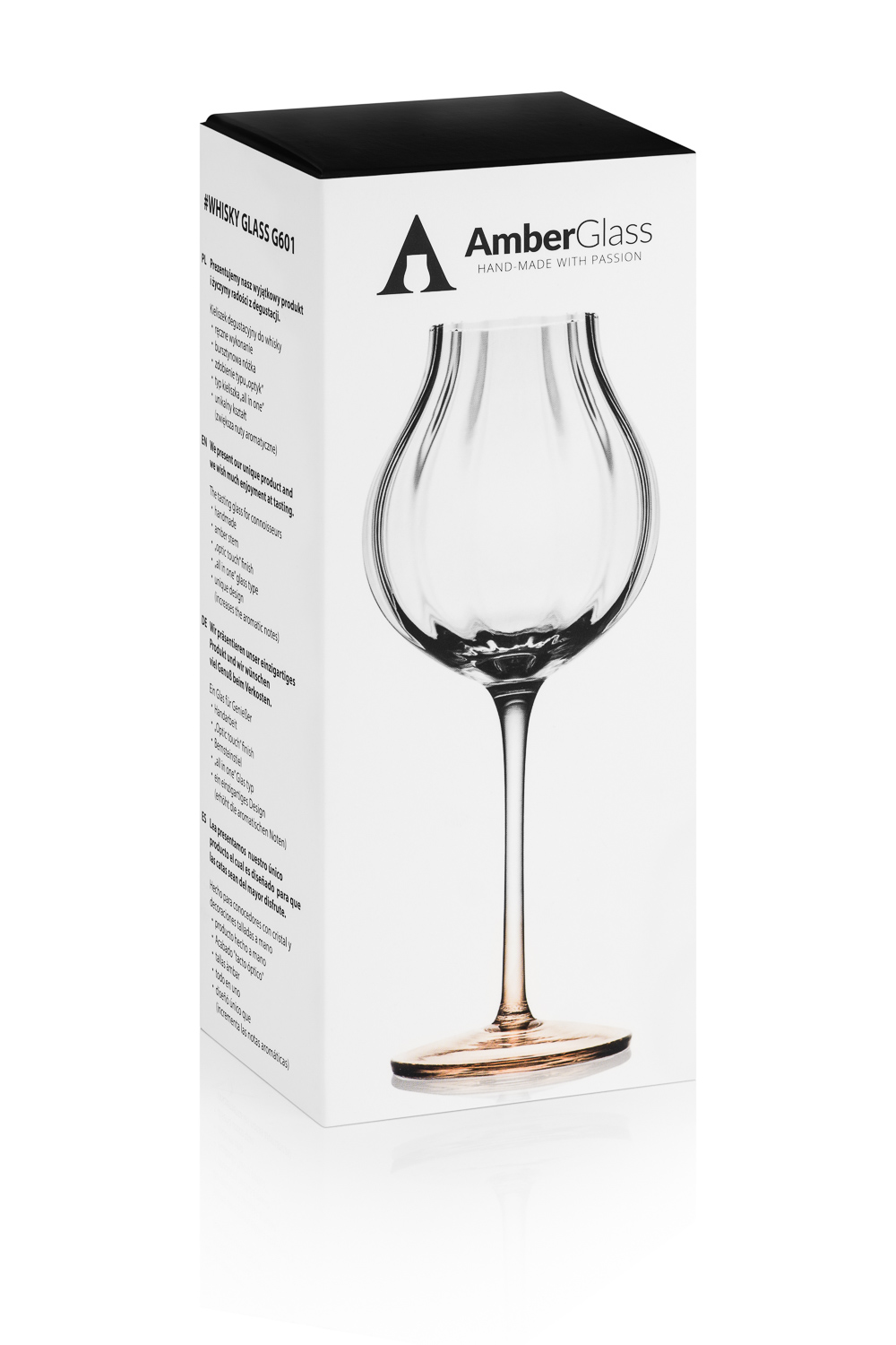 G601 AmberGlass Verre de dégustation Whisky fabriqué à la main-2