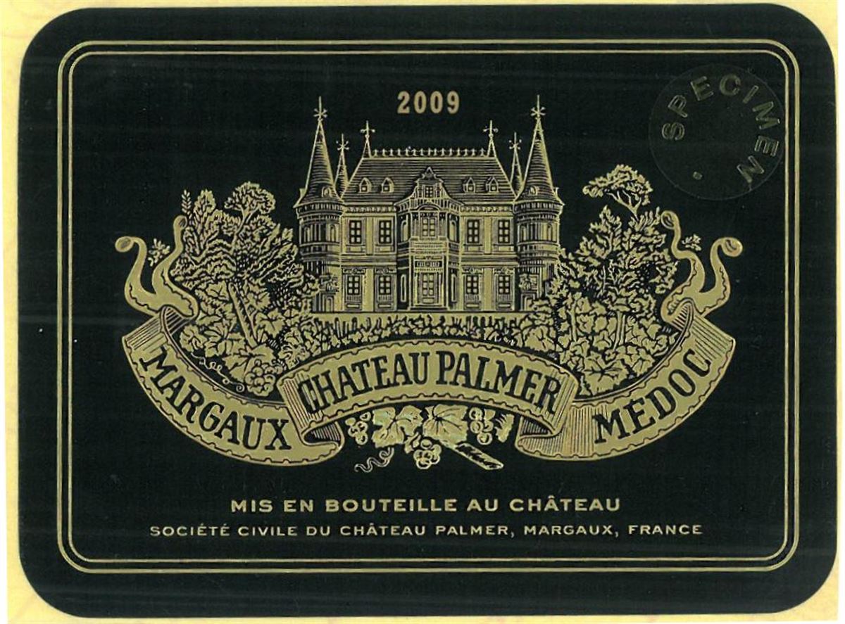 Chateau Palmer Margaux Medoc étiquette www.luxfood-shop.fr