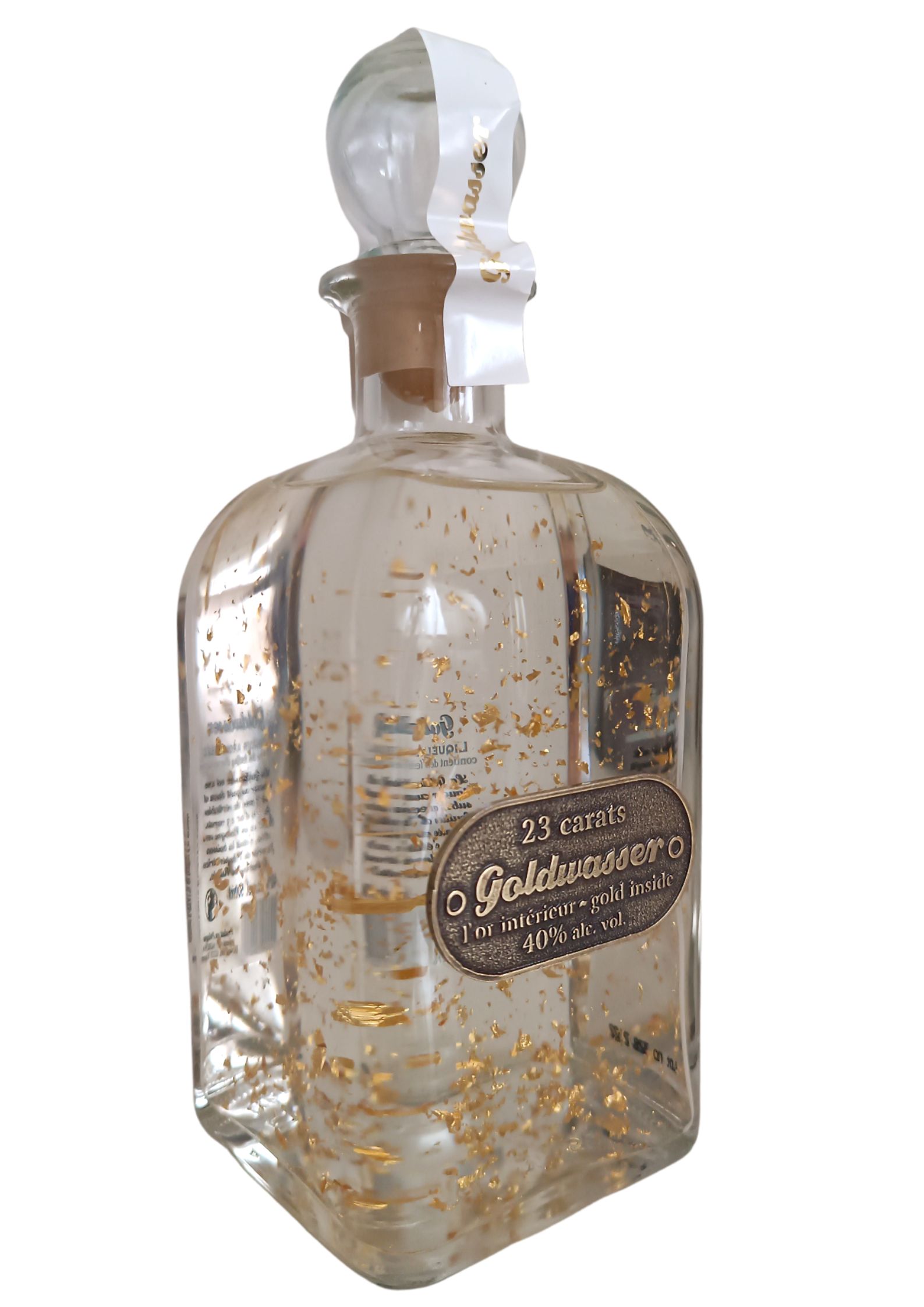 Vodka Goldwasser avec des Paillettes d’ or 23 carats