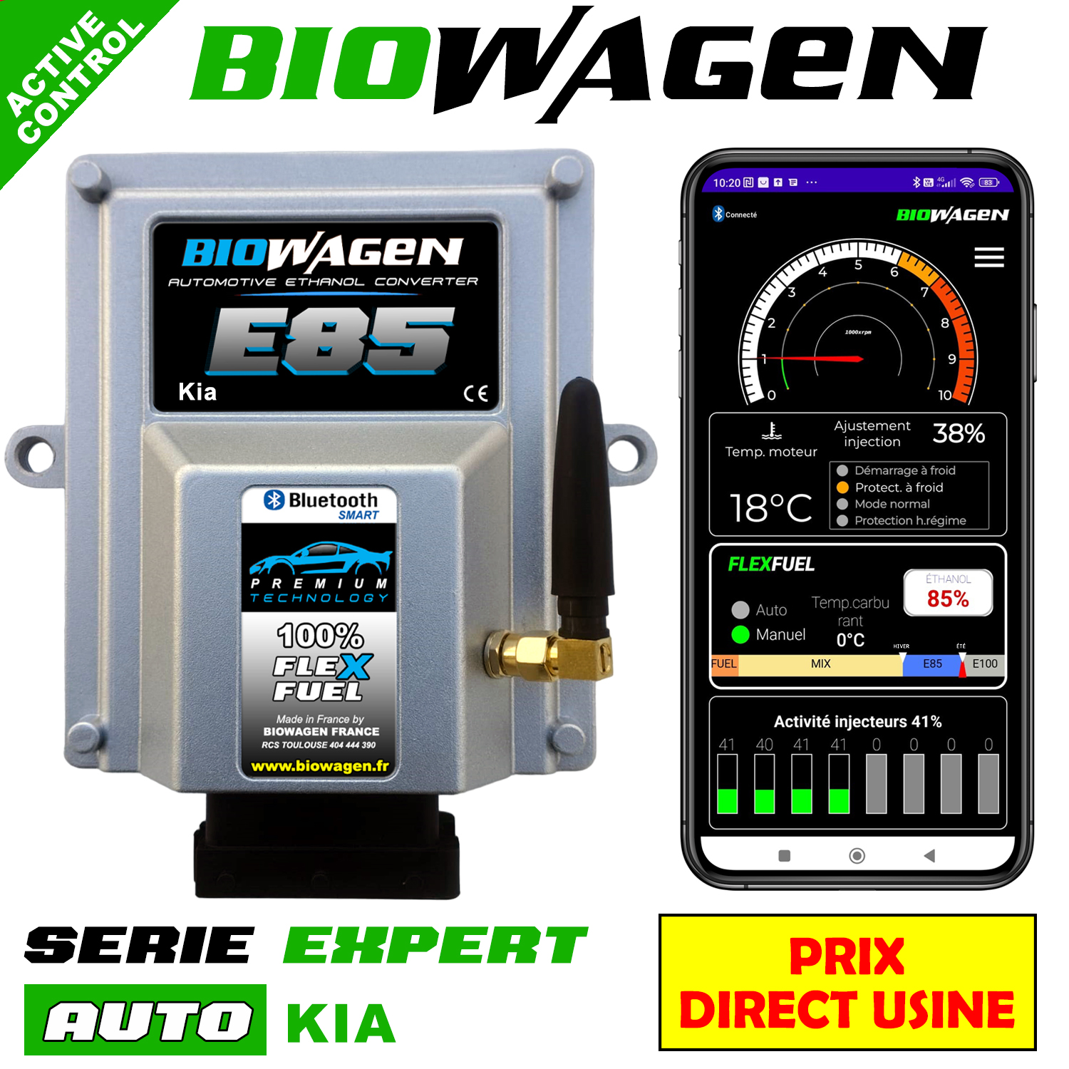 Boitier Ethanol e85 KIA