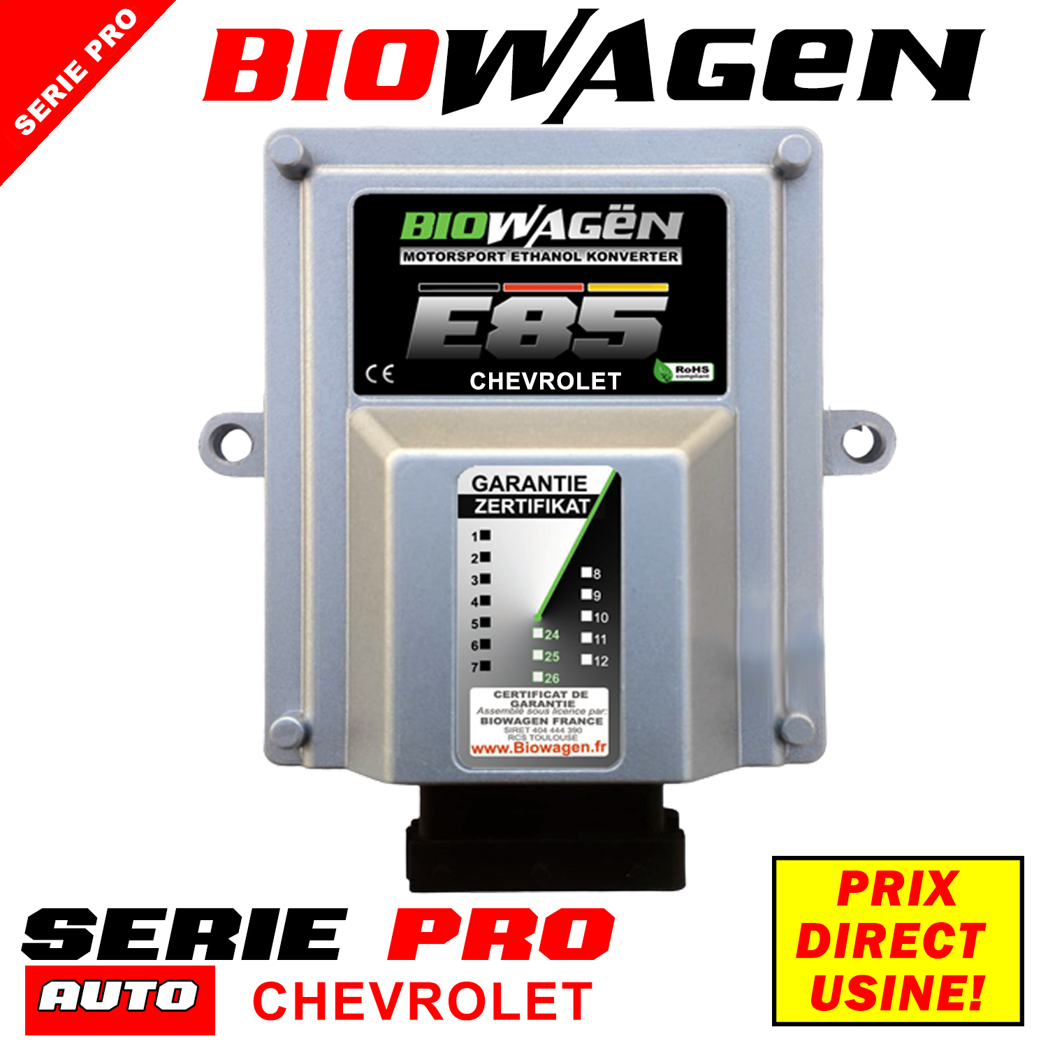 Kit Ethanol E85 CHEVROLET