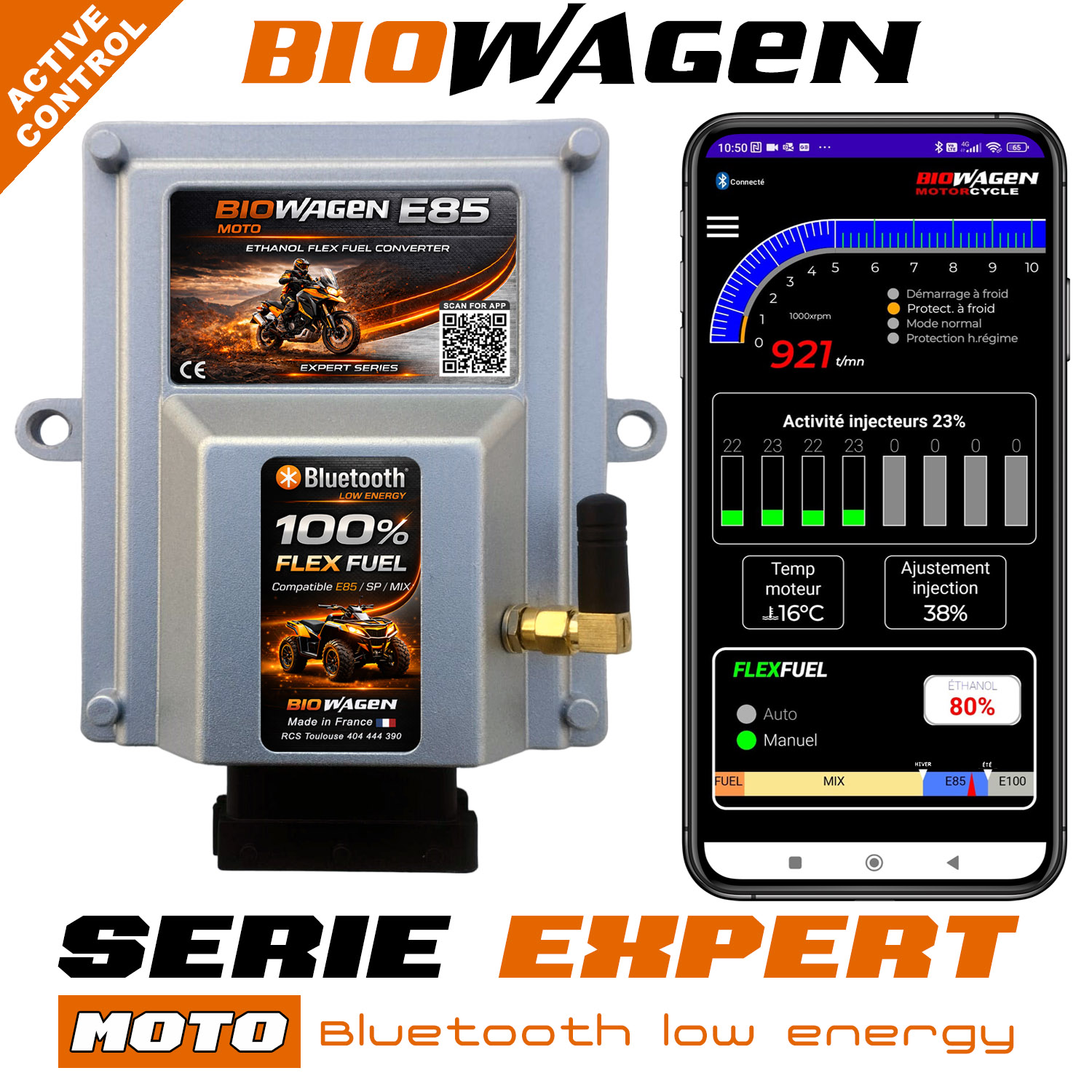 boitier ethanol expert moto