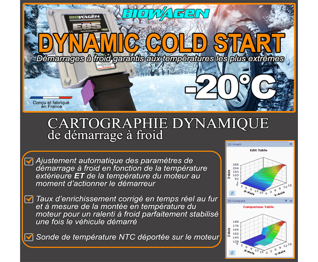 demarrage a froid ethanol e85