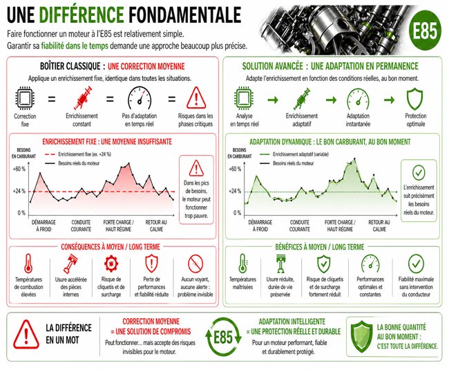 16 difference boitier ethanol qualite