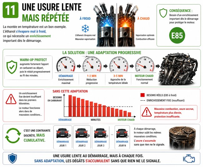 11 usure e85