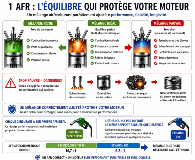 1 afr equilibre moteur
